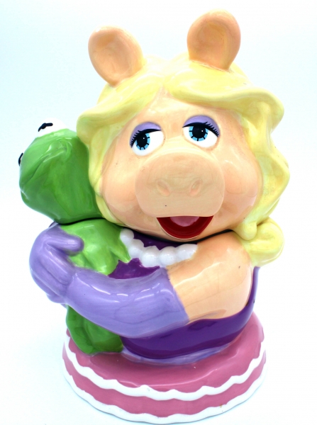 The Muppets "Miss Piggy Hugging Kermit" Keksdose von Westland Giftware